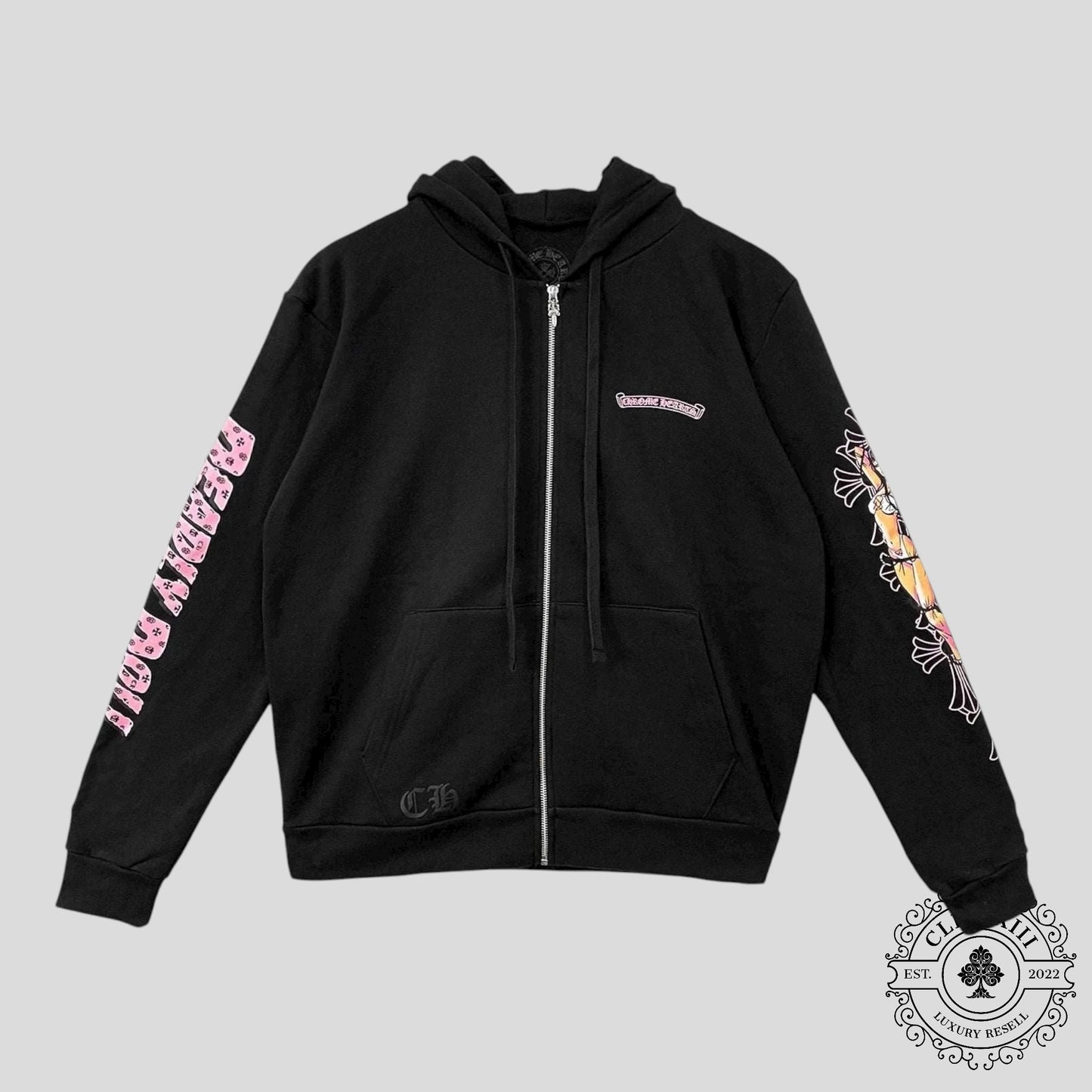 Chrome Hearts Deadly Doll Zip Up Hoodie