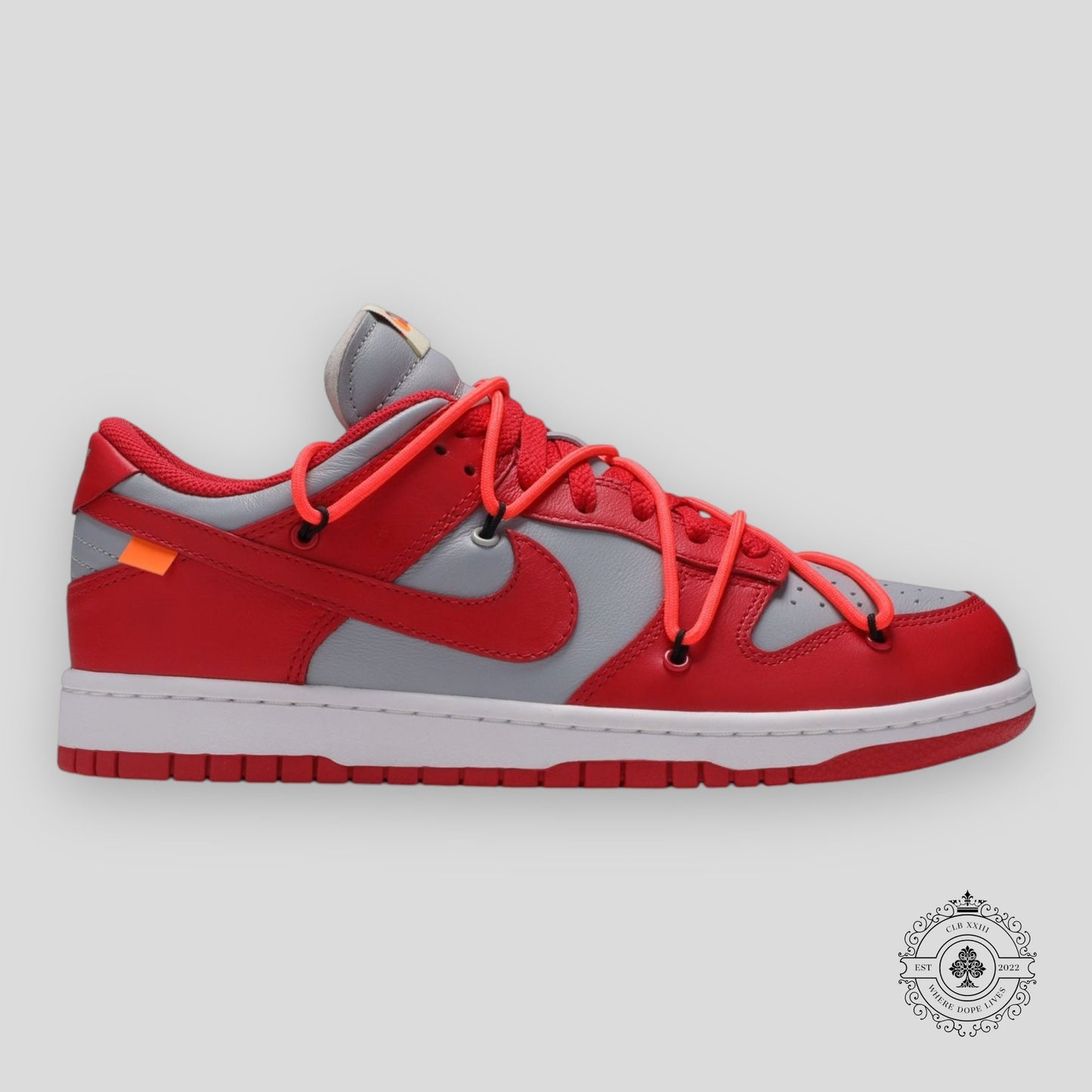 Nike Dunk Low Off-White University Red