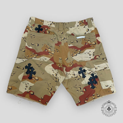 Chrome Hearts Sex Records Shorts in Desert Tan