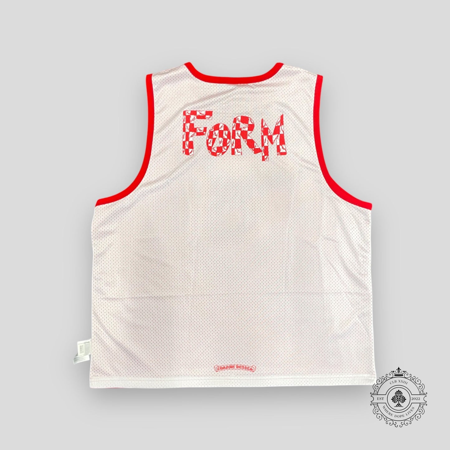 Chrome Hearts Reversible Mesh Team 99 Jersey in Red