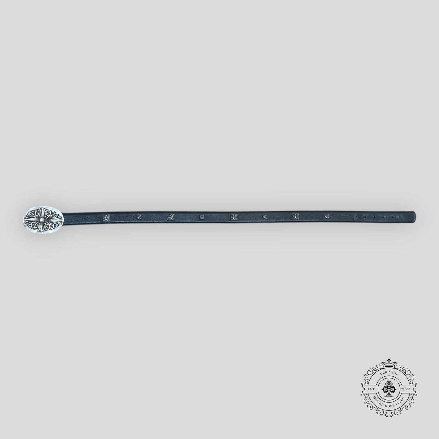 Chrome Hearts XXL Oval Cross Studded Belt
