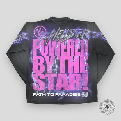Hellstar Powered By The Star L/S Tee in Black