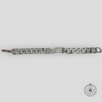 Louis Vuitton Monogram Chain Bracelet in Silver