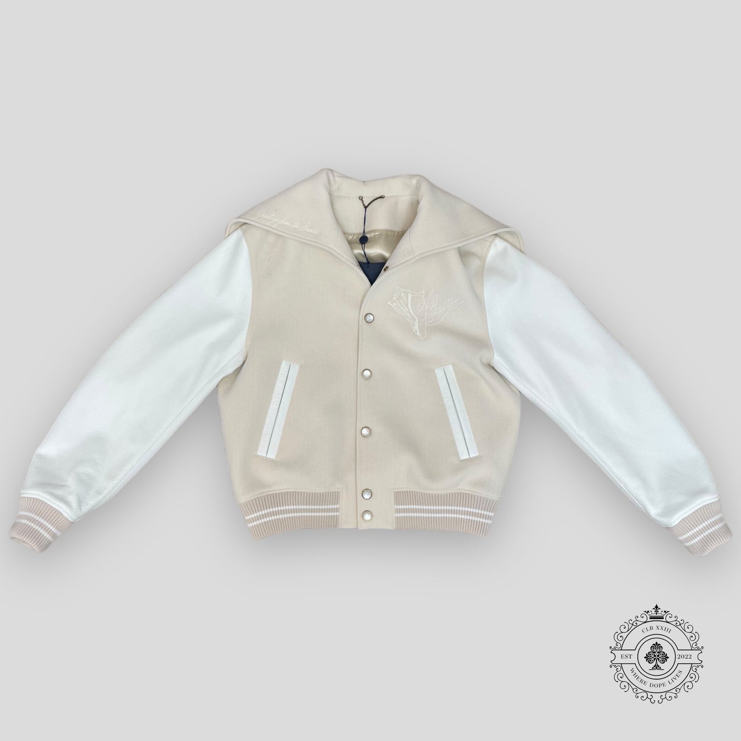 Louis Vuitton Calfskin Sailor Varsity Jacket