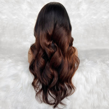 Luscious Glueless 5x5 HD Lace Professionally Colored 100% Human Hair Closure Wig