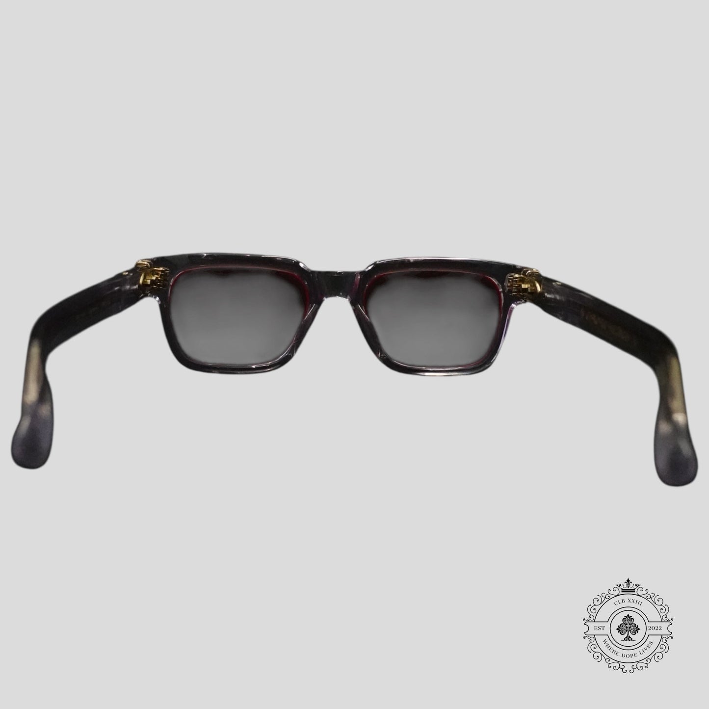 Chrome Hearts Pen 15 Glasses in Clear/Gold