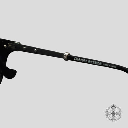 Chrome Hearts Titanasluvr Glasses in Black/Silver