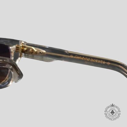 Chrome Hearts Charismadick Glasses in Clear/Gold