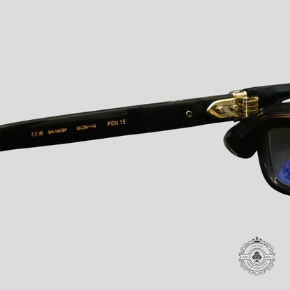 Chrome Hearts Pen 15 Glasses in Black/Gold