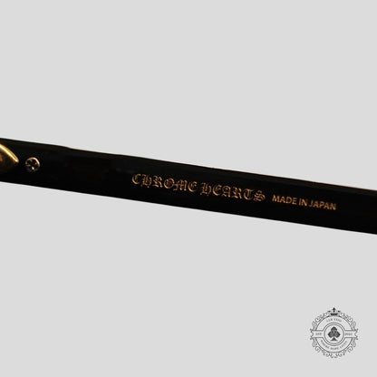 Chrome Hearts Smoke Show Sunglasses in Black/Gold