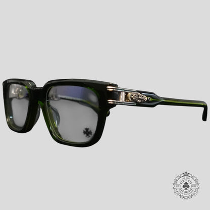 Chrome Hearts Bulge Glasses in Green/Silver