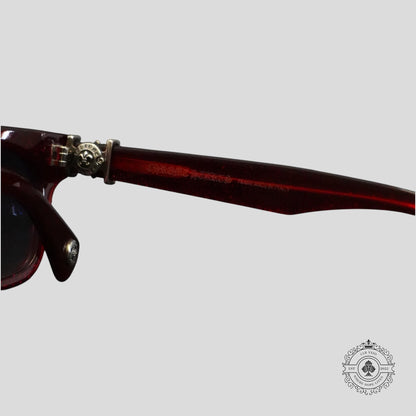 Chrome Hearts Gittin Any? Glasses in Red/Silver
