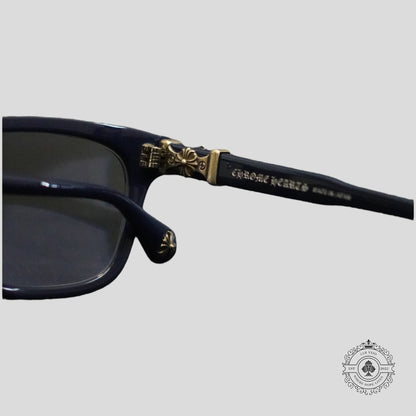 Chrome Hearts Cox Ucker Sunglasses in Blue/Silver