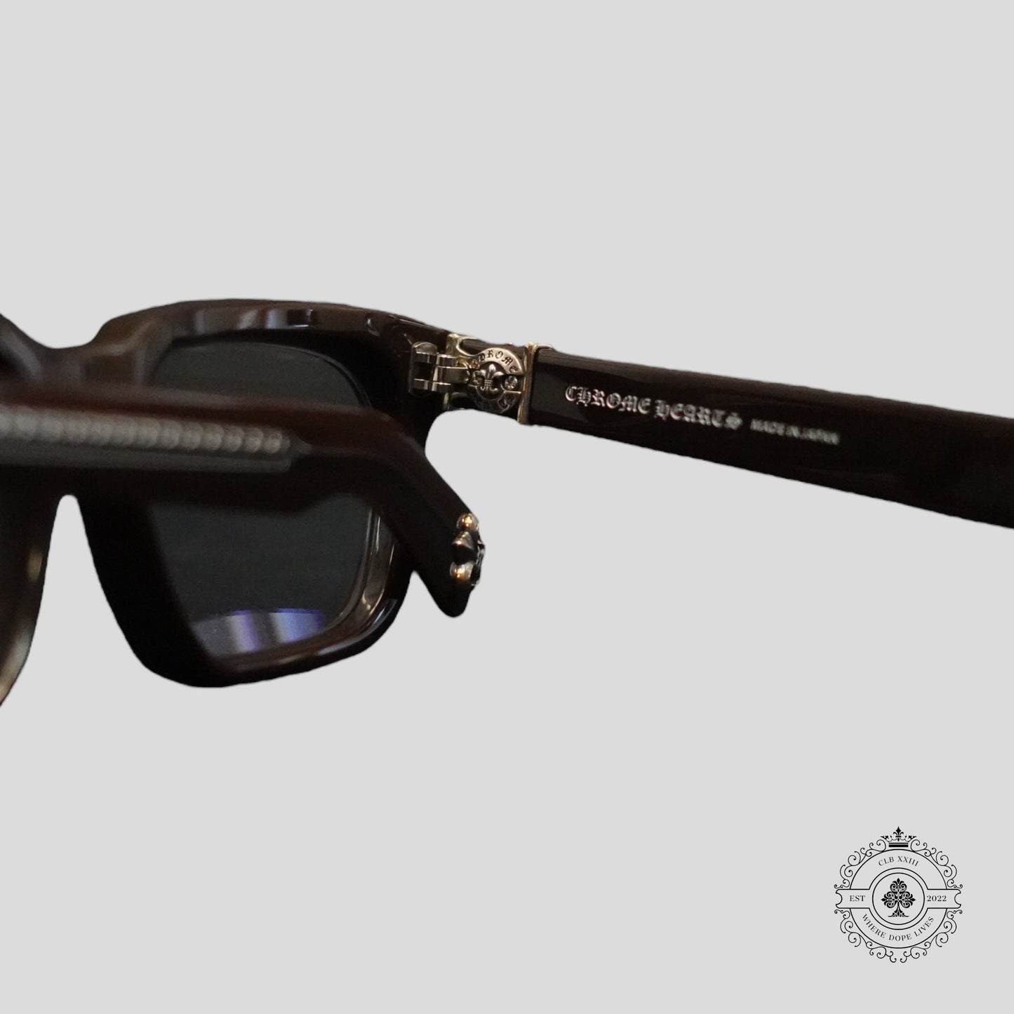 Chrome Hearts See You In Tea Sunglasses in Brown/Silver