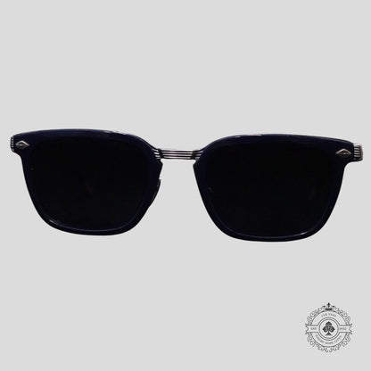 Chrome Hearts Overpoked Sunglasses in Silver/Blue
