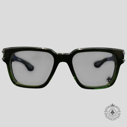 Chrome Hearts Bulge Glasses in Green/Silver