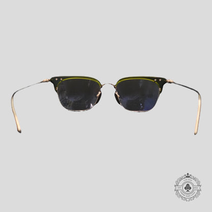 Chrome Hearts Sluntradiction Sunglasses in Green/Gold