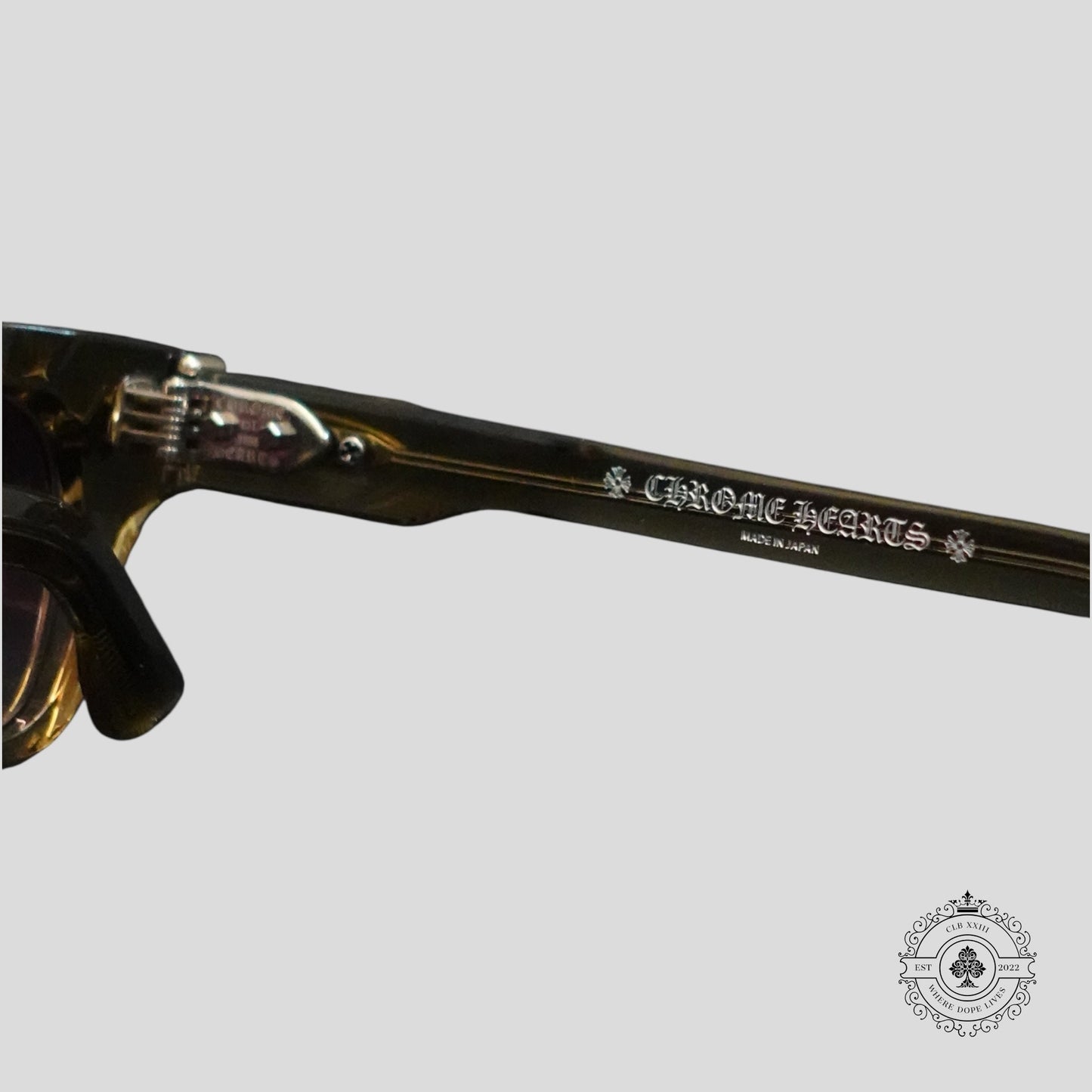 Chrome Hearts Crypdic Glasses in Grey/Silver