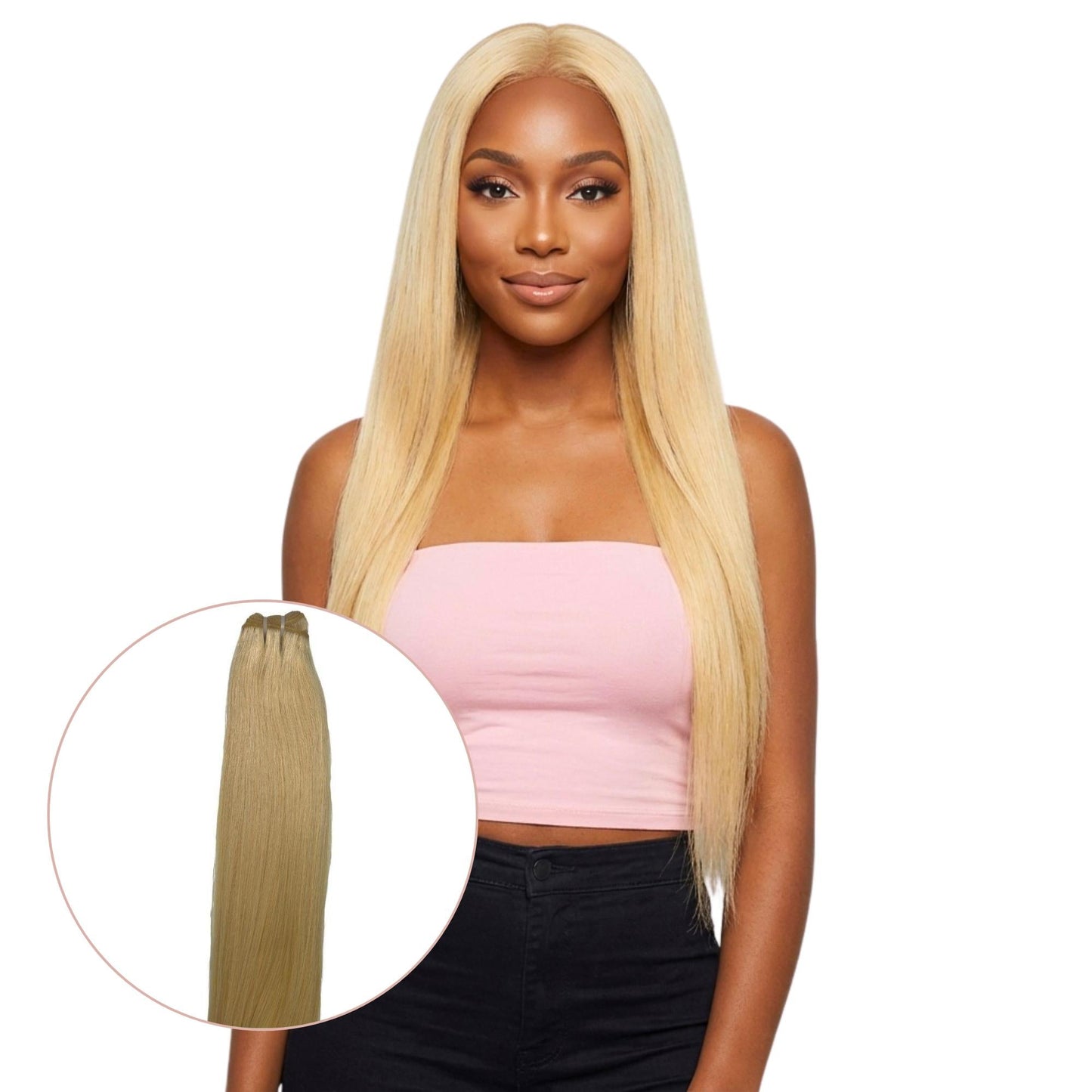 Raw Blonde Straight 100% Human Hair Bundles