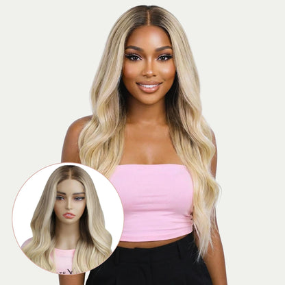Ruby Glueless 5x5 HD Lace Professionally Colored 100% Human Hair Closure Wig