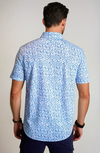 Five-O Floral Short Sleeve Tech Shirt