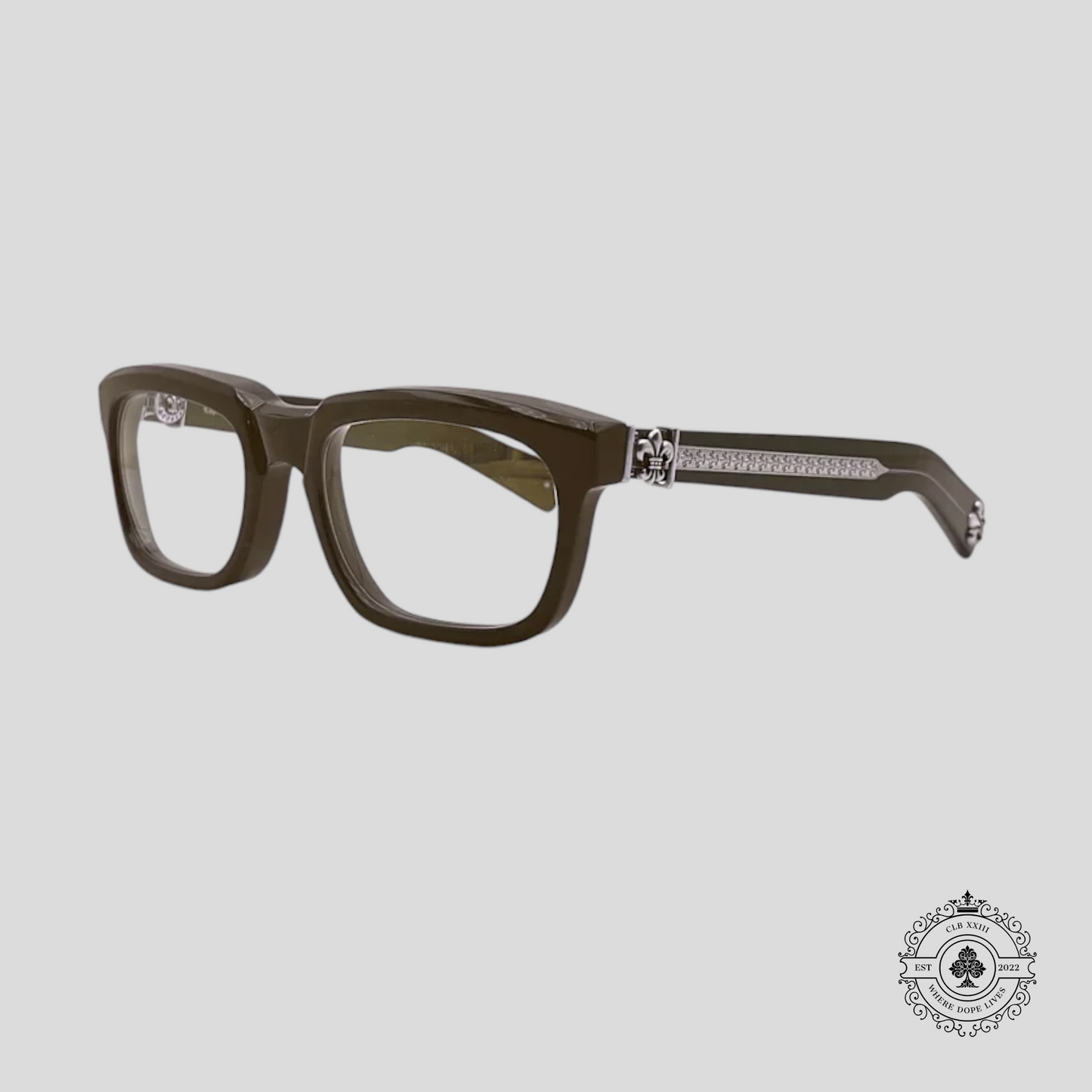 Chrome Hearts See You In Tea Sunglasses in Brown/Silver