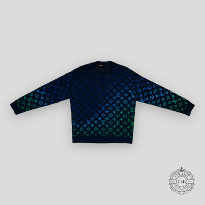 Louis Vuitton Gradient Monogram Crewneck in Multicolor