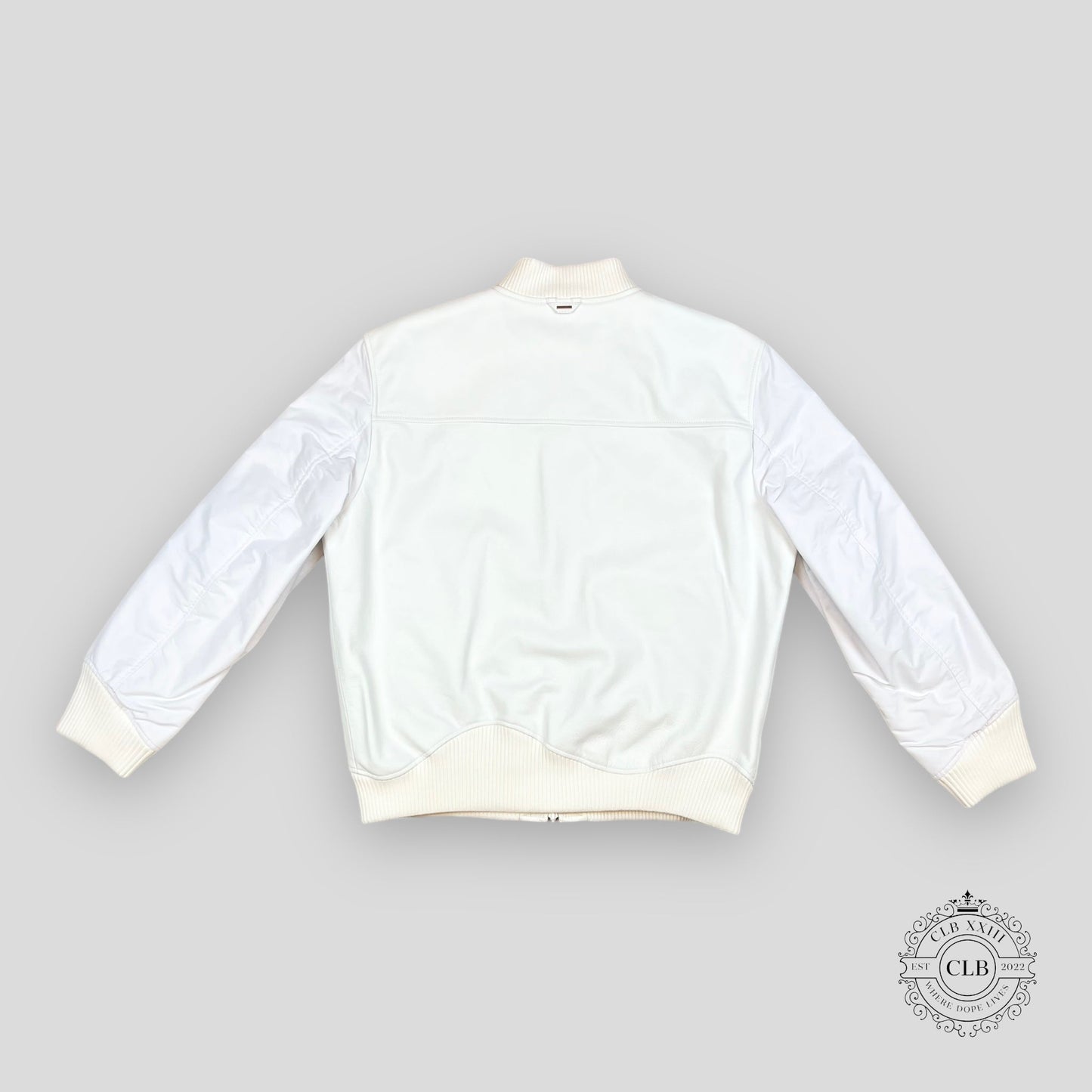Louis Vuitton Reversible Leather & Nylon Mix Bomber Jacket