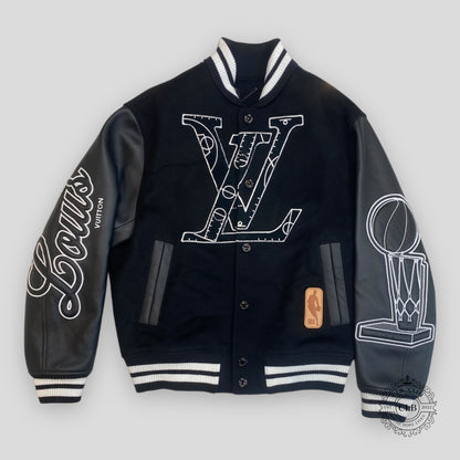 Louis Vuitton NBA Patch Varsity Jacket in Black