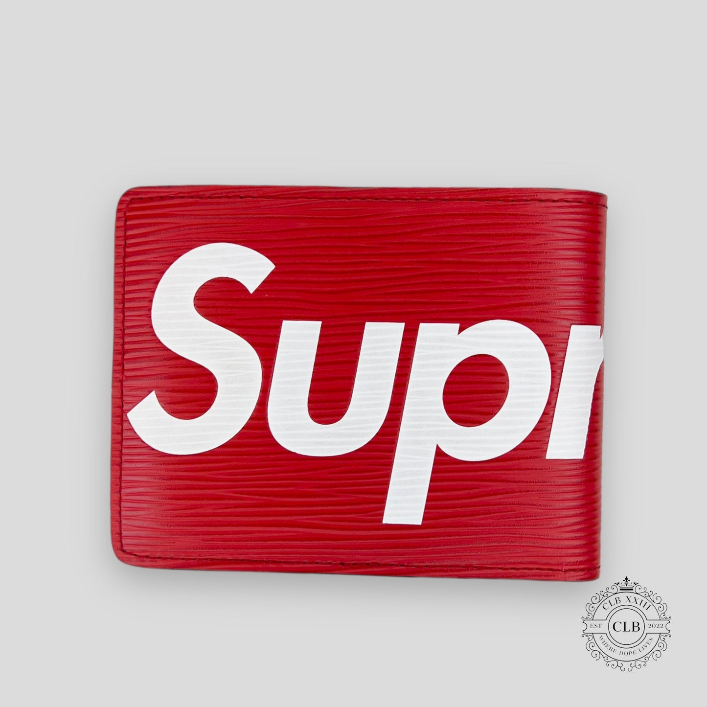 LOUIS VUITTON X SUPREME BIFOLD LEATHER WALLET