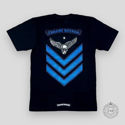 Chrome Hearts Foti Harris T-Shirt in Black / Blue