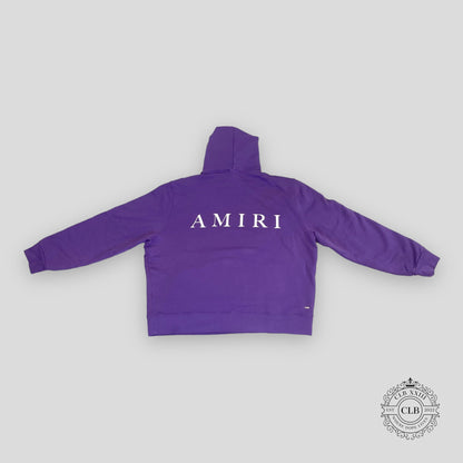 Amiri Ma Logo Hoodie in Purple