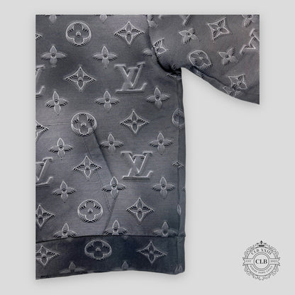LOUIS VUITTON 2054 3D MONOGRAM HOODIE - GREY