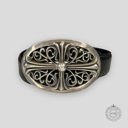 CHROME HEARTS OVAL CROSS BELT