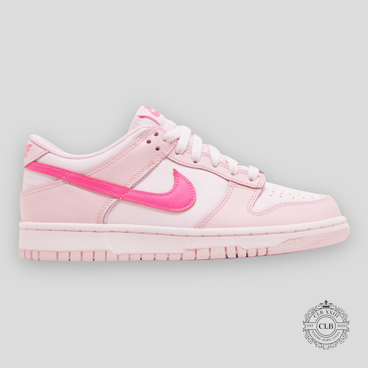 NIKE DUNK LOW (GS) "TRIPLE PINK"
