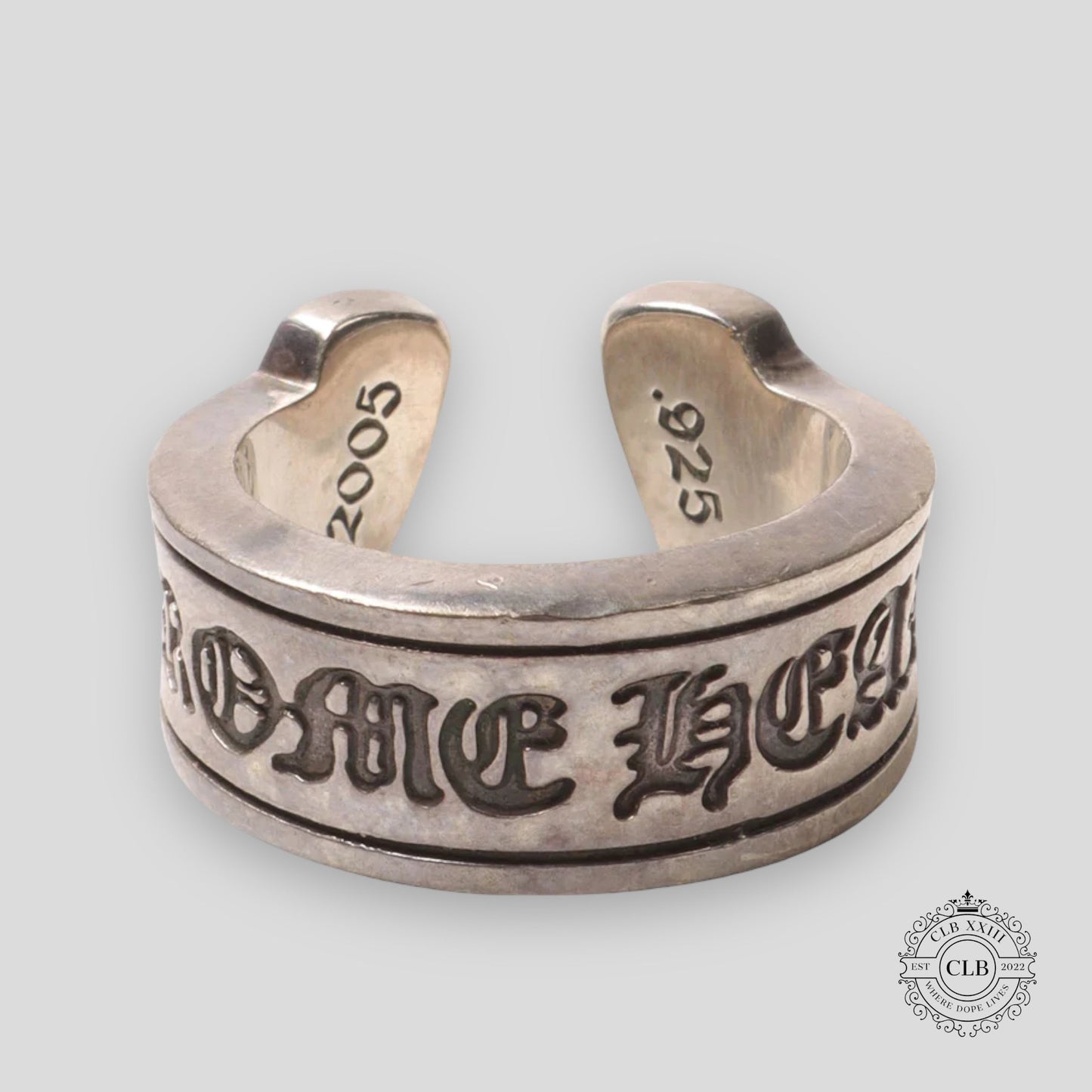 CHROME HEARTS SCROLL SPACER RING