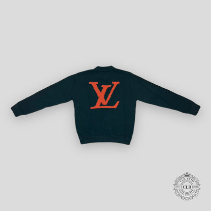 LOUIS VUITTON HANDKNIT CREWNECK SWEATER - GREEN