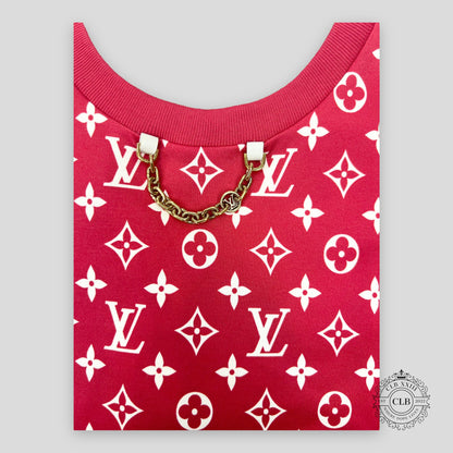 Louis Vuitton Stripe Accent Monogram Women's T-Shirt