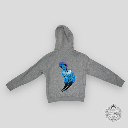Louis Vuitton Neon Working Man Hoodie in Grey