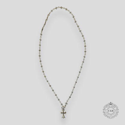 CHROME HEARTS MINI CROSS NECKLACE