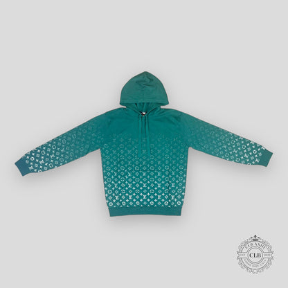Louis Vuitton Knit Monogram Hoodie in Green