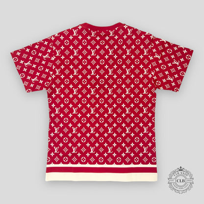 Louis Vuitton Stripe Accent Monogram Women's T-Shirt