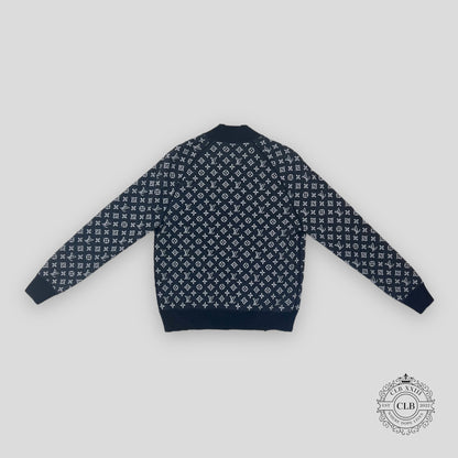 LOUIS VUITTON REVERSIBLE MONOGRAM TRACK TOP - BLUE