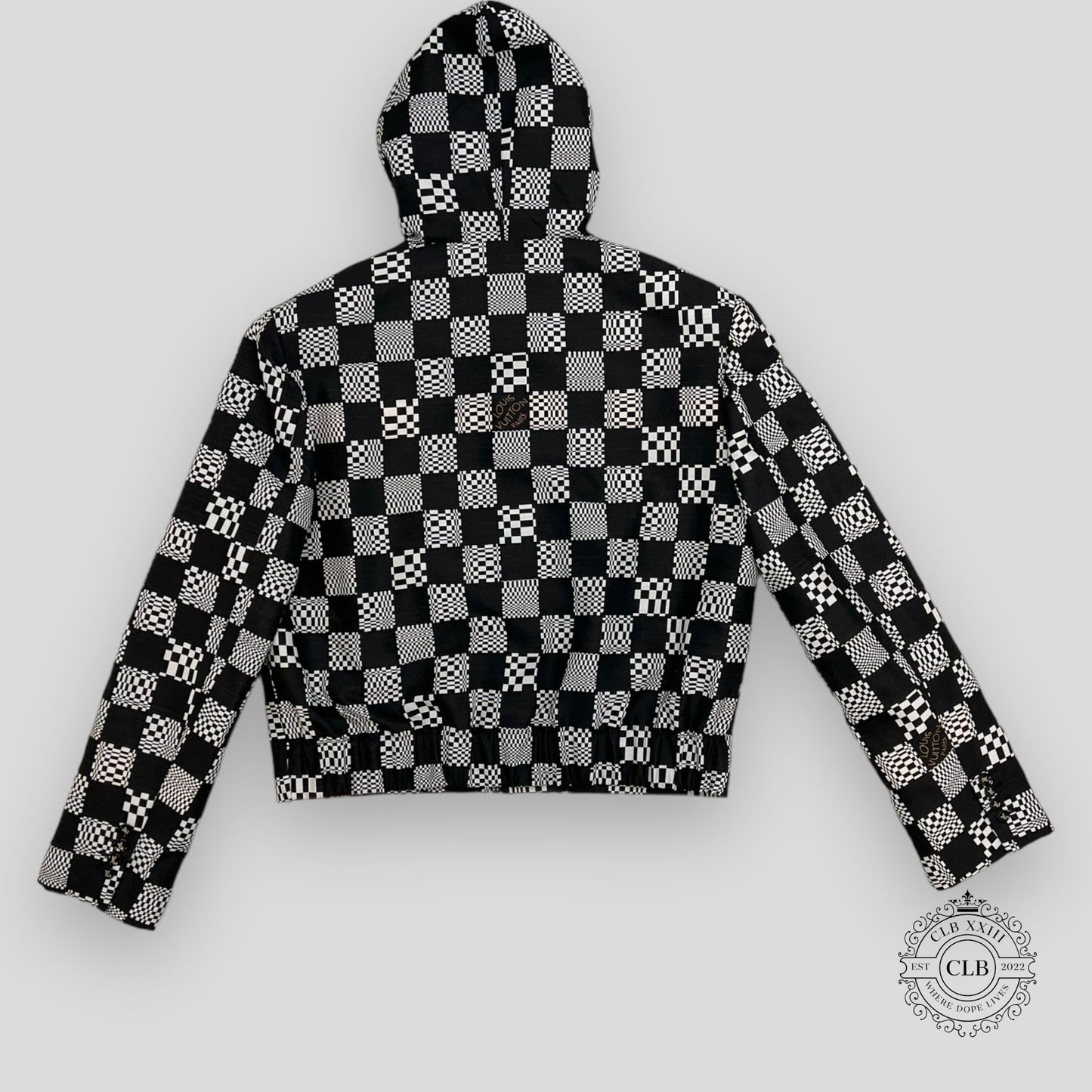 LOUIS VUITTON CONSTRUCTED HOODIE - BLACK