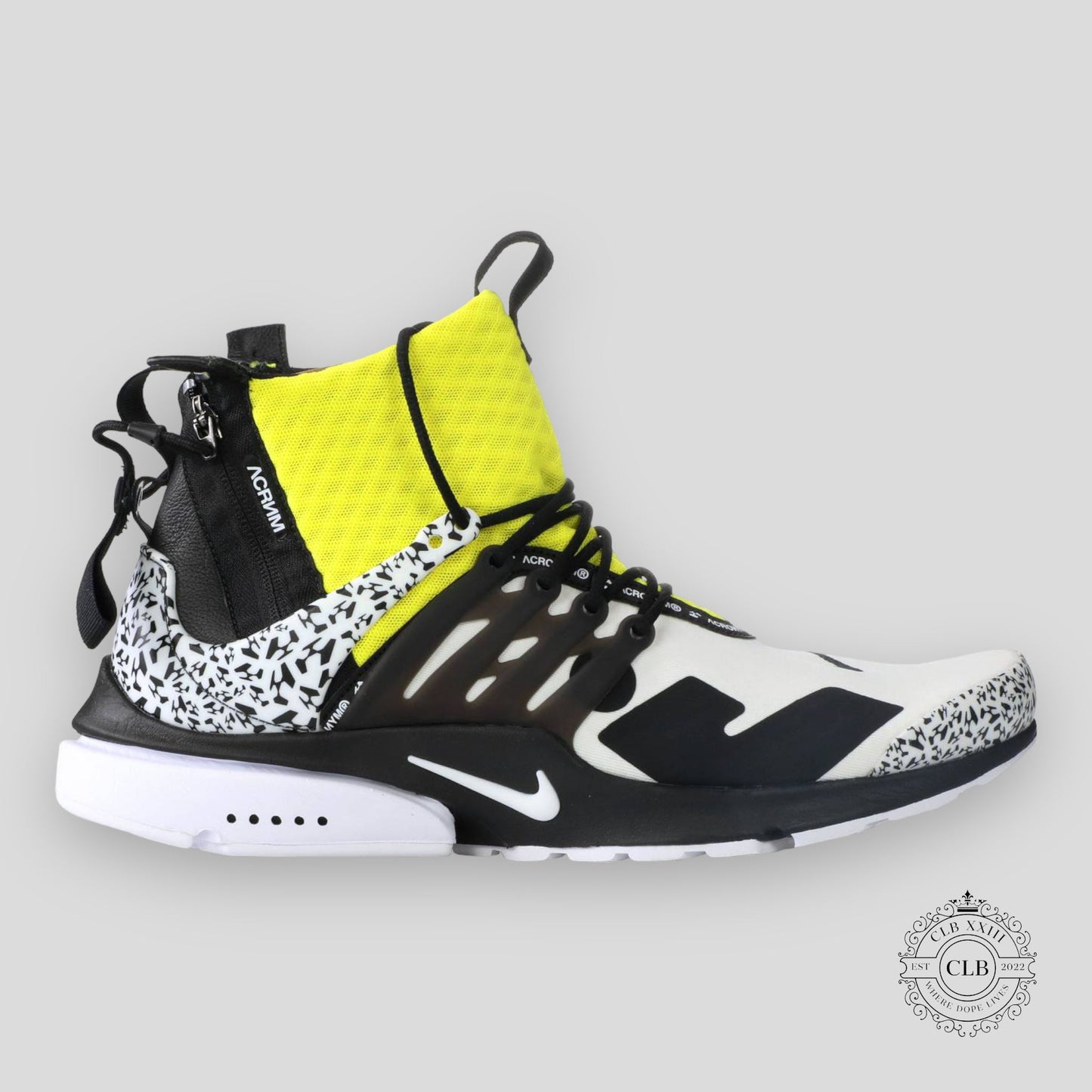 NIKE AIR PRESTO MID X ACRONYM "DYNAMIC YELLOW"
