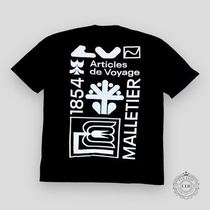 LOUIS VUITTON ARICLES DE VOYAGE T-SHIRT - BLACK