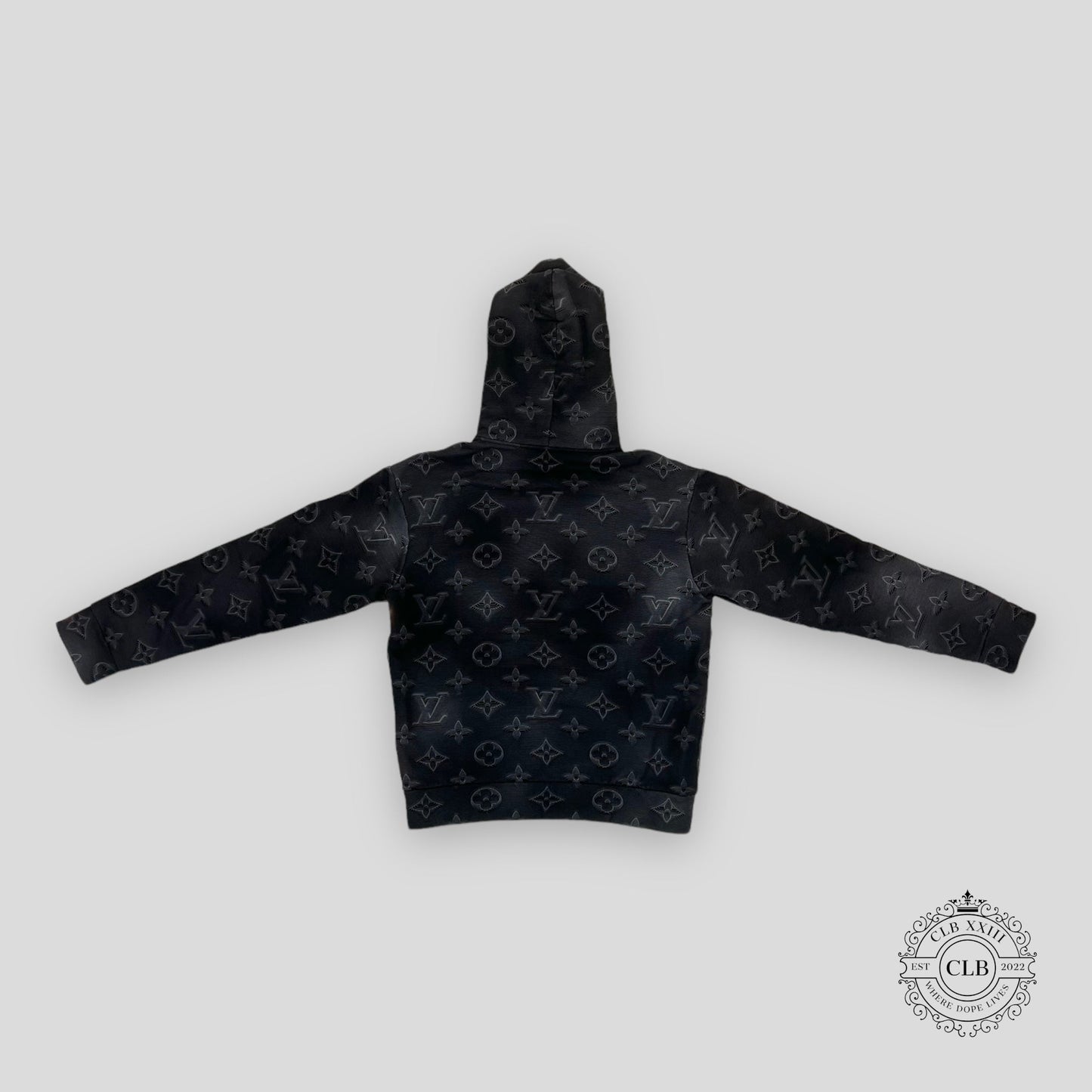 LOUIS VUITTON 2054 3D MONOGRAM HOODIE - GREY