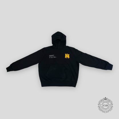Amiri Military Specs Stencil Hoodie in Black