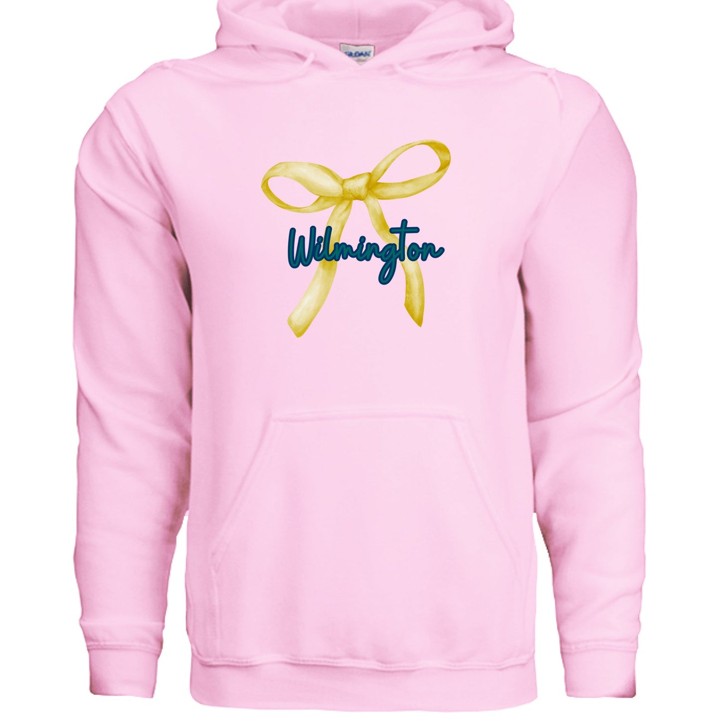 Wilmington Gold Coquette Bow Hoodie