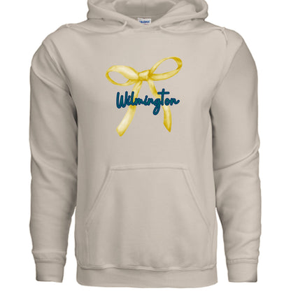Wilmington Gold Coquette Bow Hoodie